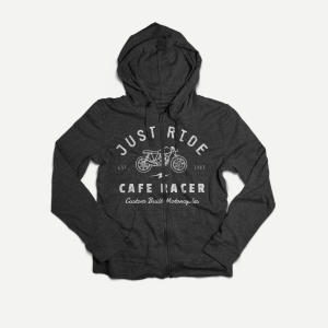 Garment-dyed Super Soft Slub Cotton Hoodie in Ash