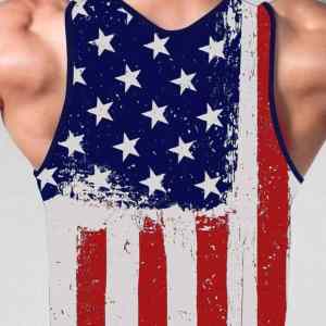 Débardeur du drapeau américain